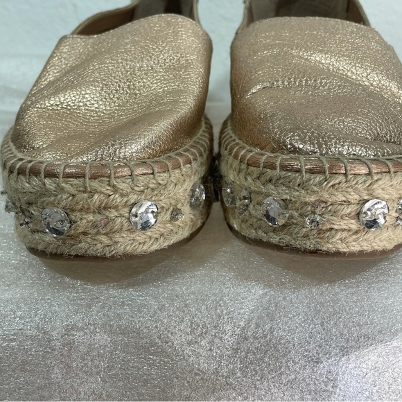Aldo Oceradda Rose Gold Platform Espadrille Spring Summer shoe size 7 - Picture 10 of 12
